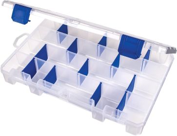 Outdoors 4007 Tuff Tainer Fishing Tackle Box with Zerust Anti-Rust Dividers - Includes 12 Dividers, 24 Compartments, Clear Fishing Lure Organizer Outdoors 4007 Tuff Tainer Fishing Tackle Box with Zerust Anti-Rust Dividers - Includes 12 Dividers, 24 Compartments, Clear Fishing Lure Organizer